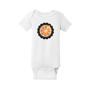 Orange Autos Splash Tire - Infant Baby Rib Bodysuit